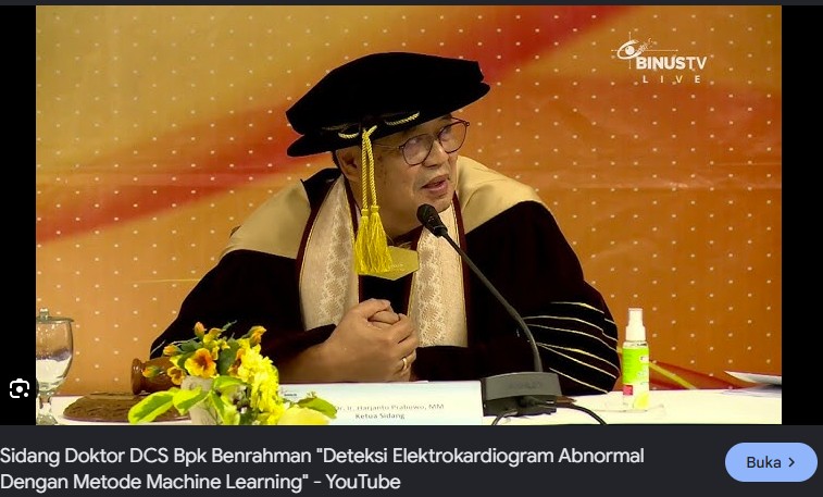 Sidang doktoral Dr. H. Benrahman