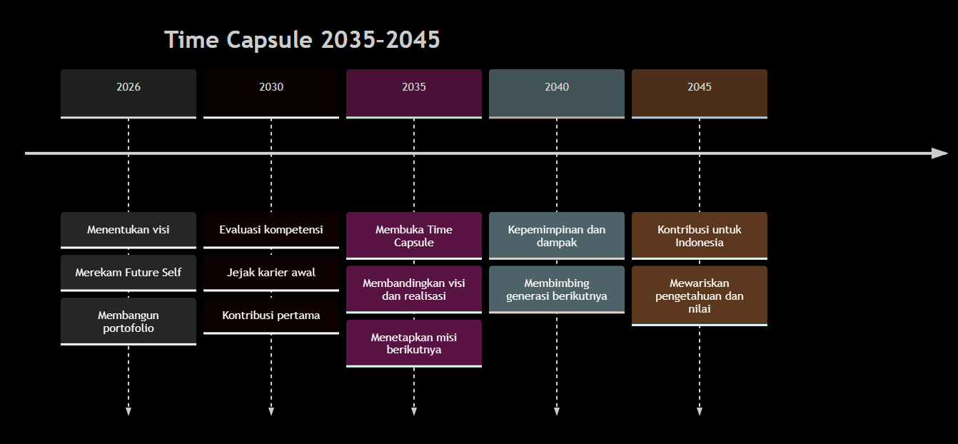 Roadmap Time Capsule 2035–2045 dari menentukan visi hingga kontribusi untuk Indonesia
